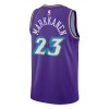 Canotte Uomo Utah Jazz Lauri Markkanen 23 Nike 2022-23 Classic Edition Viola Swingman